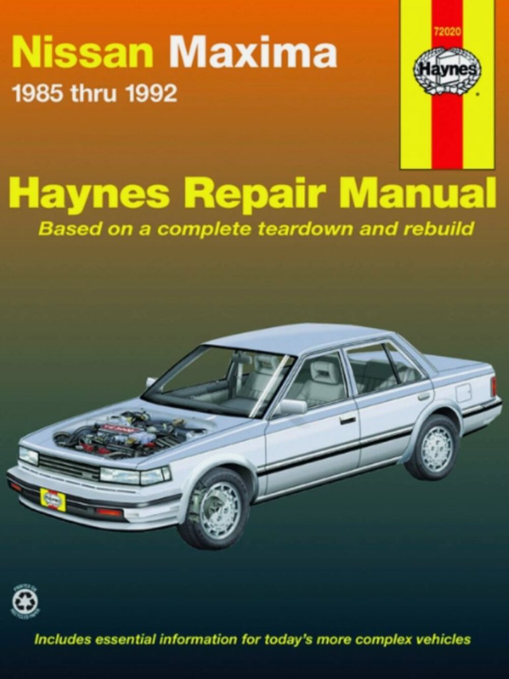 Haynes nissan maxima '85 to '92 repair manual